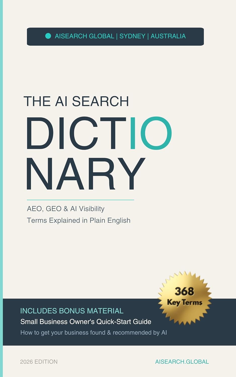 The AI Search Dictionary book cover